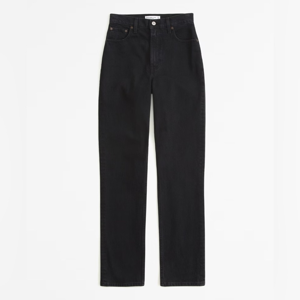 Ultra High Rise 90s Straight Jean, Black size 29